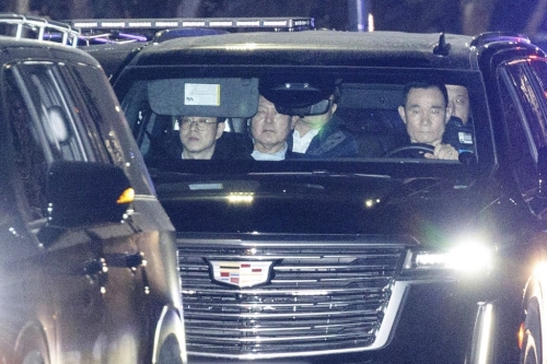 尹錫悅被關(guān)首爾拘留所。 美聯(lián)社