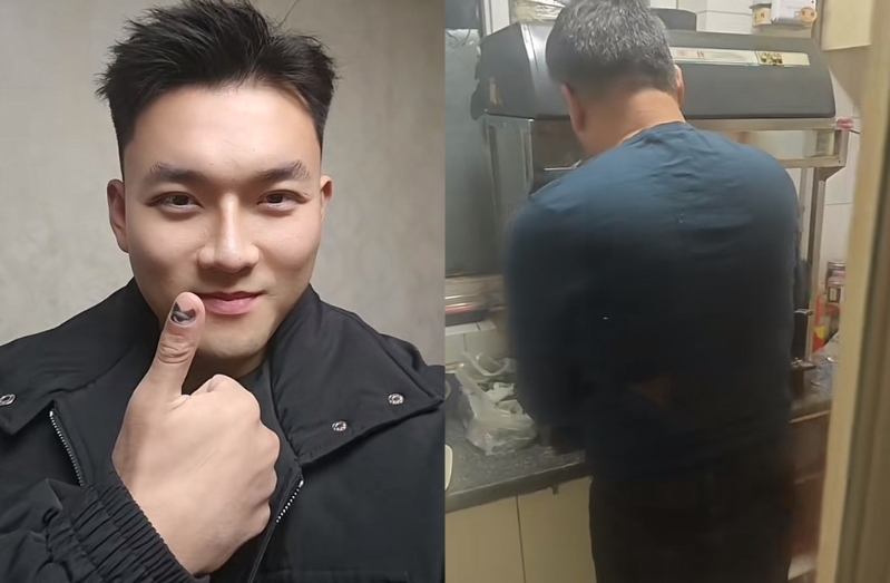 楊澤琪透露指甲發(fā)黑是在斗爭(zhēng)時(shí)受的傷。