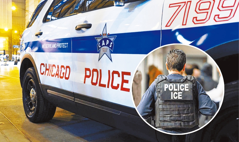 芝加哥大舉驅(qū)逐移民。