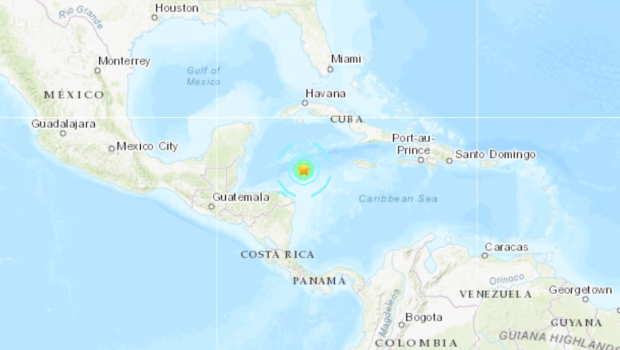 中美洲加勒比海強震 中美洲加勒比海強震
