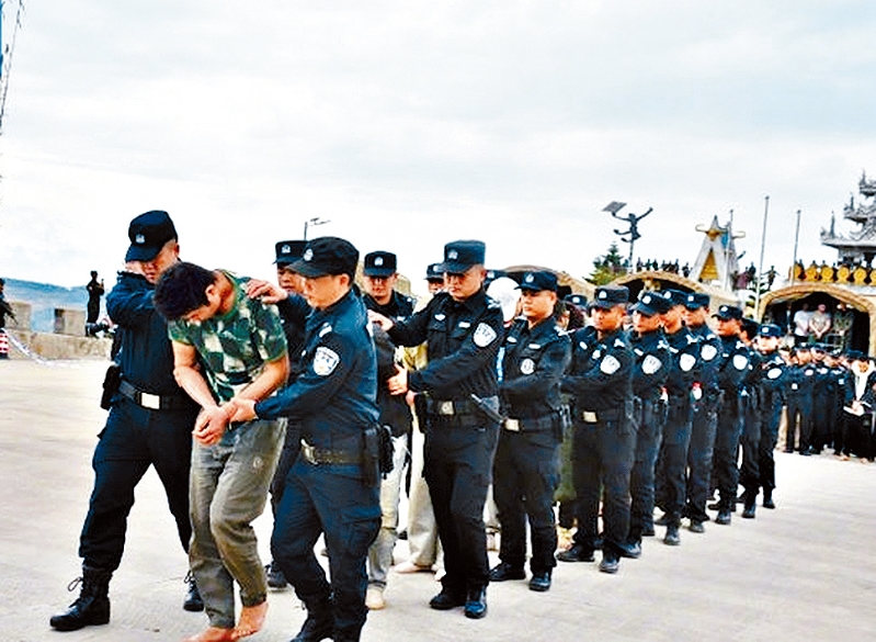 去年大批中國籍電騙人員自緬甸遣返中國。