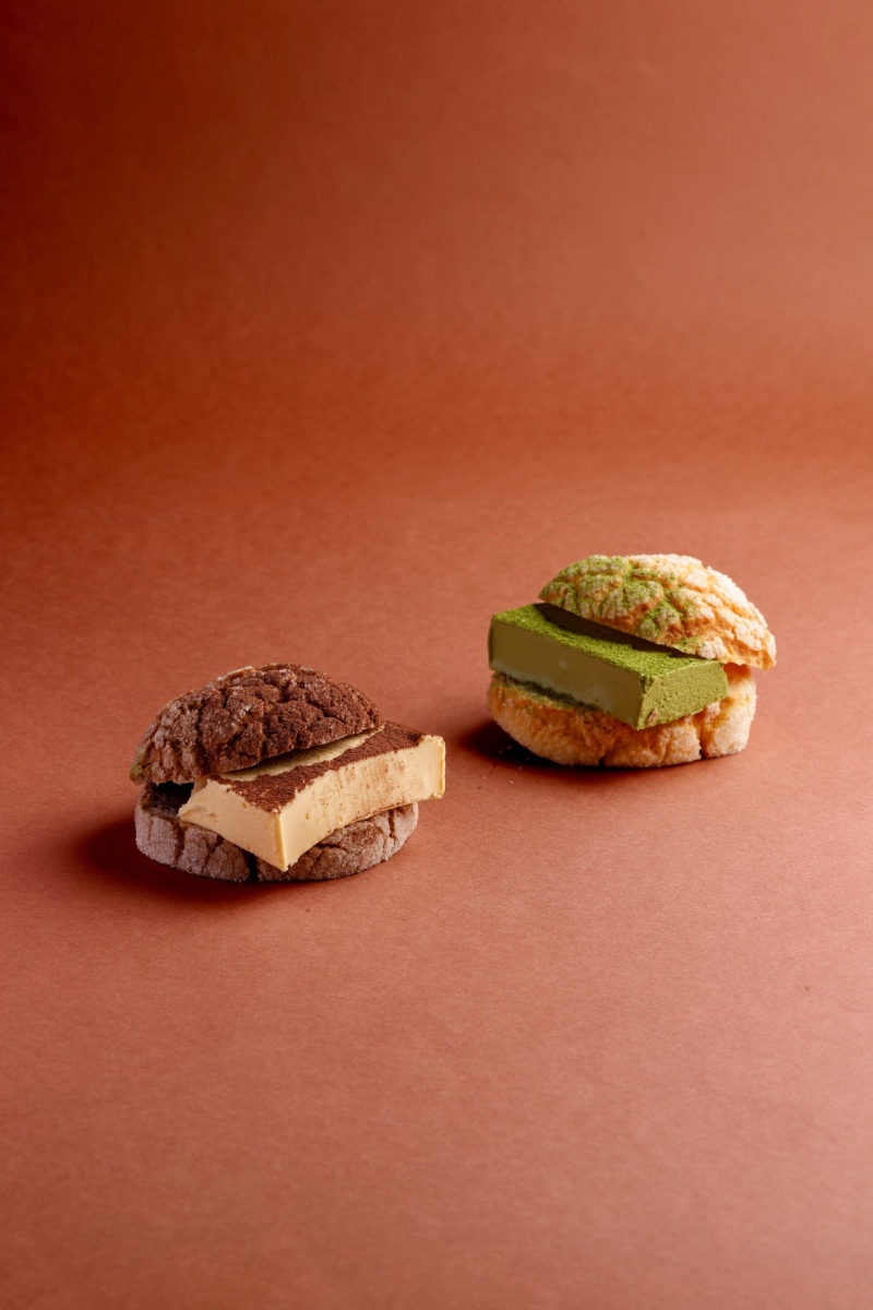 日式提拉米蘇蜜瓜包（$48）以及抹茶提拉米蘇蜜瓜包（$52）是香港獨家款式。