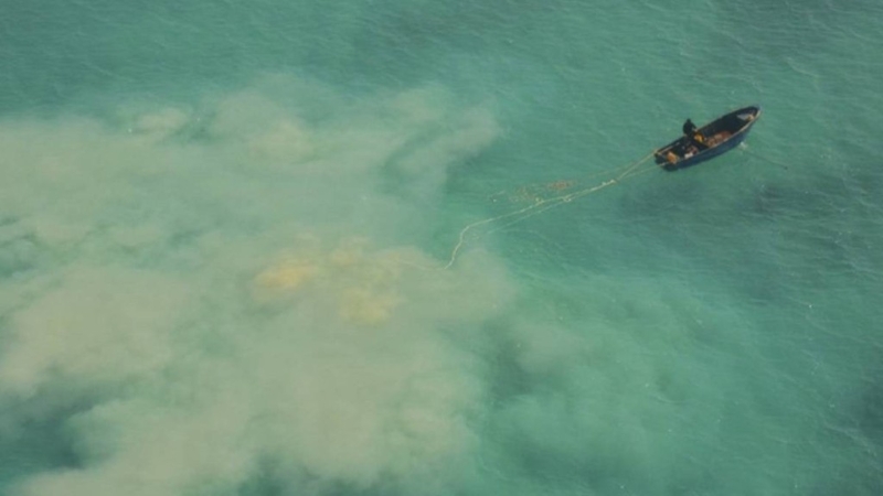 南海黃巖島。 美聯(lián)社