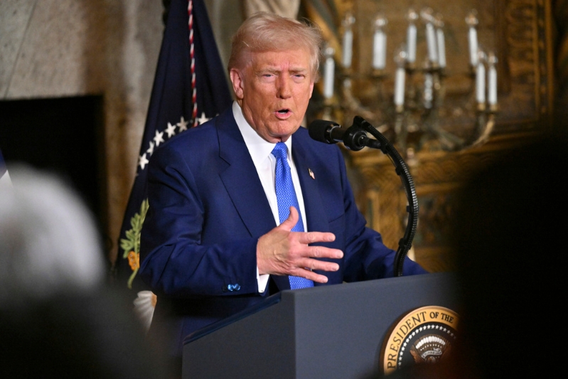 特朗普表示，歐洲若派兵入烏將全力支持。美聯(lián)社