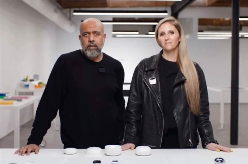 Humane創(chuàng)辦人Imran Chaudhri（左）和Bethany Bongiorno（右）。