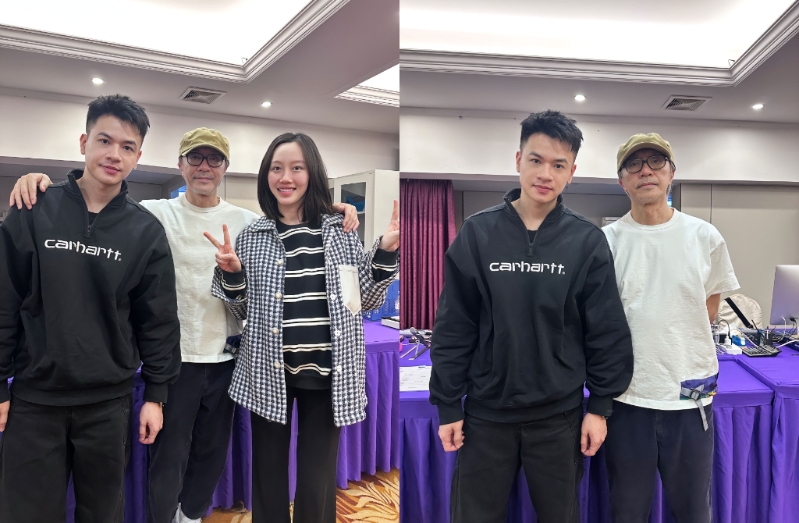 周星馳62歲正面照罕公開，蓄胡白發(fā)顯老態(tài)。