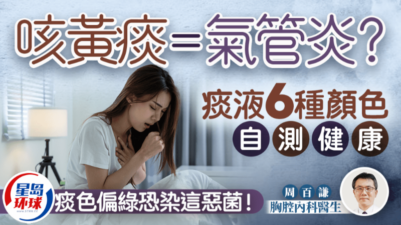 6種痰色自測(cè)健康