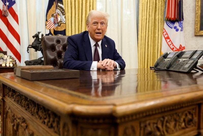 特朗普強化對華雙向投資的限制。路透社