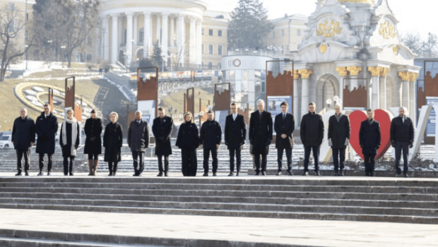 歐洲多國(guó)云集基輔聲援 歐洲多國(guó)云集基輔聲援