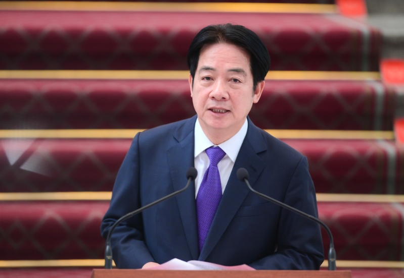 根據(jù)《美麗島電子報》日前公布的2月國政民調(diào)，總統(tǒng)賴清德的滿意度持續(xù)下探。（中時資料照）