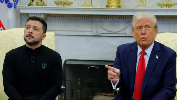 烏克蘭總統(tǒng)澤連斯基2月28日赴白宮會晤美國總統(tǒng)特朗普，原本要商討美烏稀土礦產(chǎn)協(xié)議，會談過程爆發(fā)口角，收場難看。