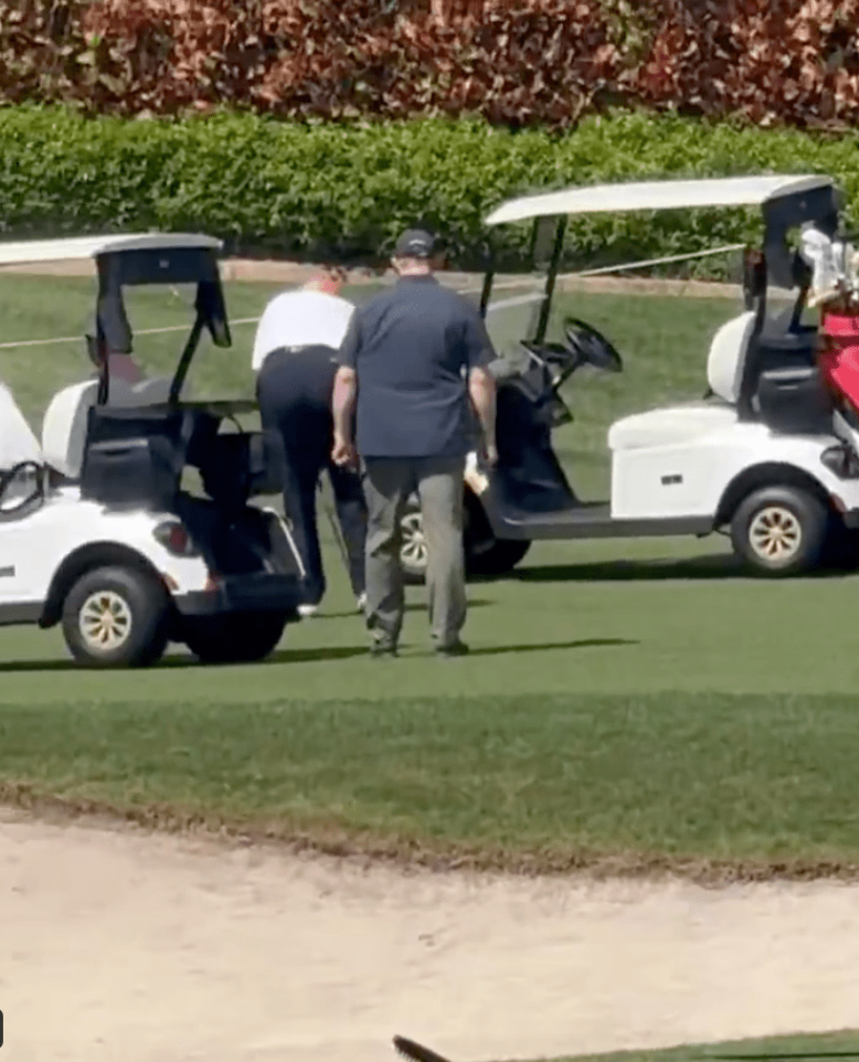 特朗普揮桿 特朗普揮桿