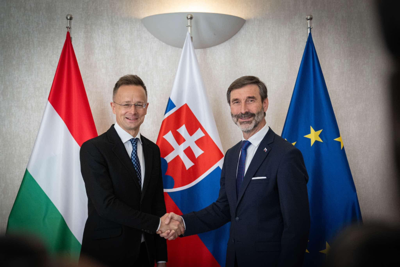 斯洛伐克與匈牙利外長