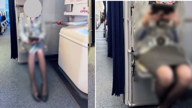 偷拍日本女空服員PO小紅書！