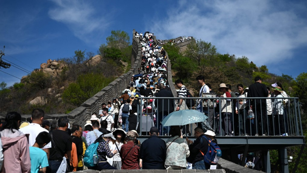 北京八達(dá)嶺長(zhǎng)城景區(qū)。