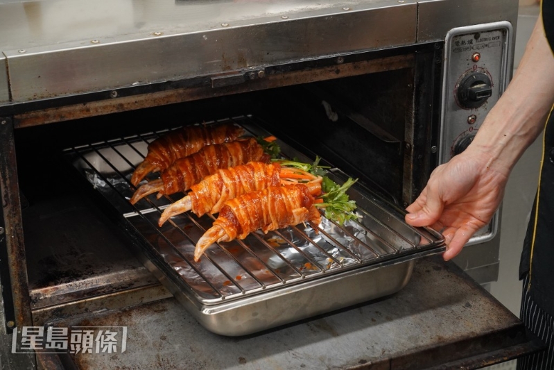 簡單以焗爐烤至香口。