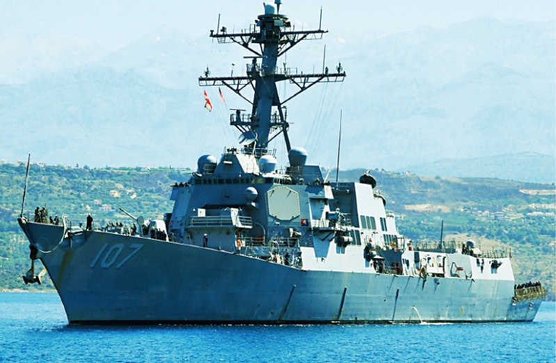 神盾驅(qū)逐艦“格雷夫利號(hào)”。