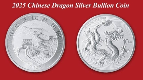 2025版中國龍紀念銀幣發(fā)行
