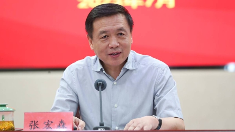 張宏森成為中國作協(xié)主席。 中國作家網(wǎng)