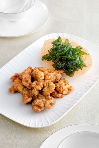 3.金華火腿炒雞蓬