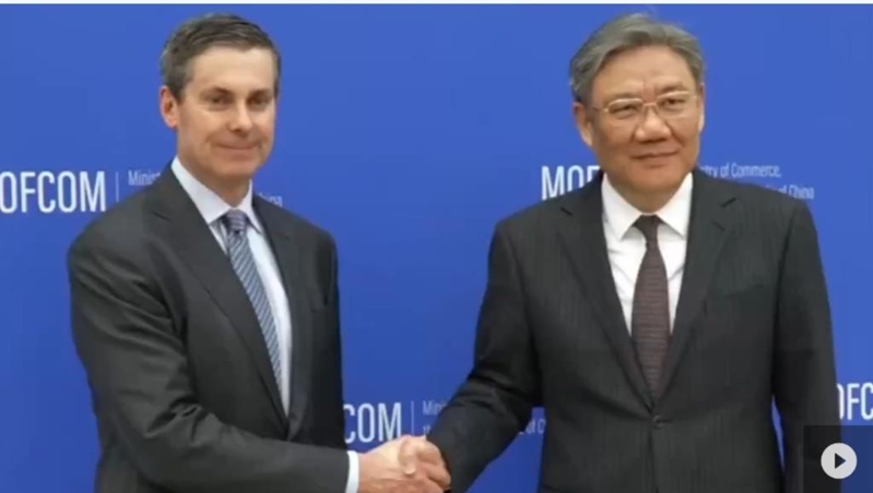 王文濤會見禮來制藥董事長兼CEO戴文睿。