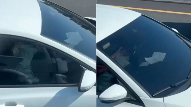 臺灣有女子在高速公路上為司機(jī)口交，引起熱議