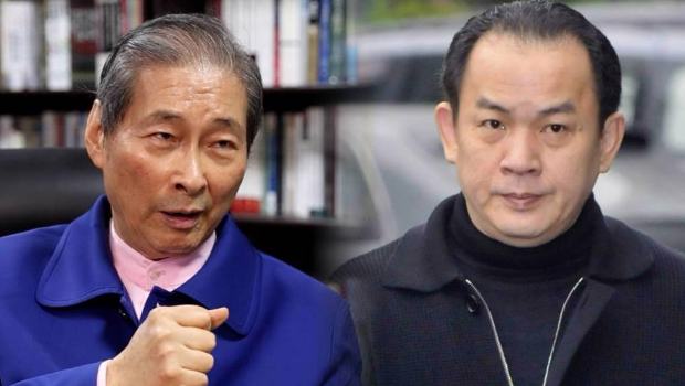 張安樂扶植的竹聯(lián)幫前地堂堂主李宗奎將自行宣布接任幫主，與劉振南(右)恐鬧雙胞。