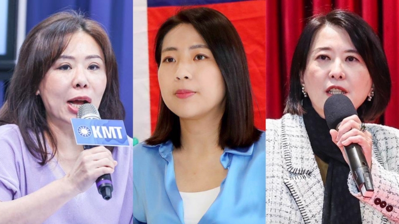 全臺大罷免延燒，中選會統(tǒng)計目前已有35位藍委進入二階聯(lián)署，罷免民進黨立委案則仍在補件中。而今日就有一份最新民調(diào)指出，國民黨立委李彥秀（左）、徐巧芯（中）及王鴻薇（右）的罷免支持度。（中時資料照合成）