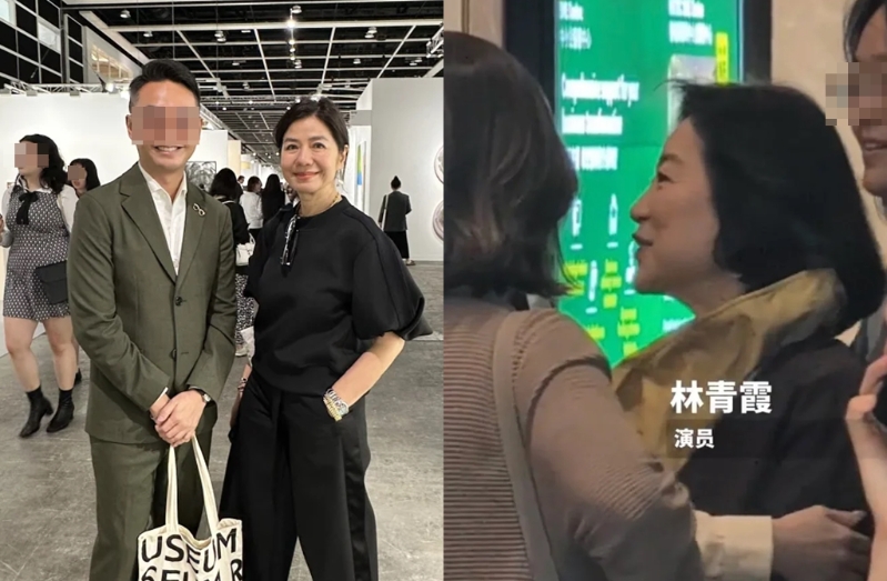 鍾楚紅、林青霞現(xiàn)身「巴塞爾藝術(shù)展香港展會(huì)」。（圖／翻攝自小紅書(shū)）