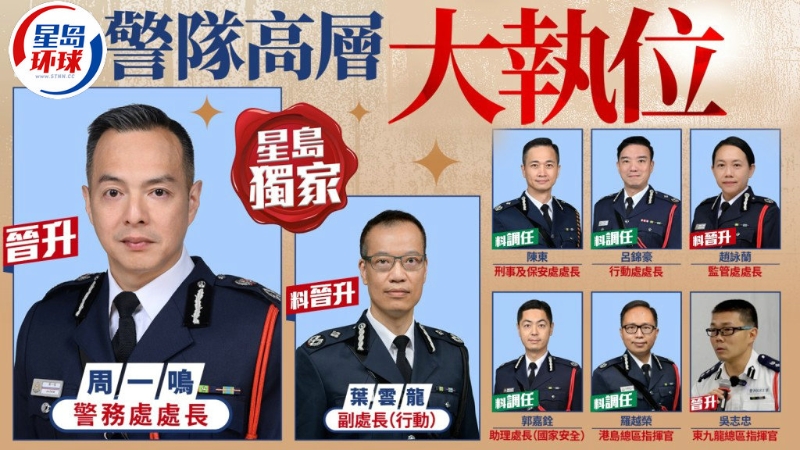 警隊(duì)高層大執(zhí)位