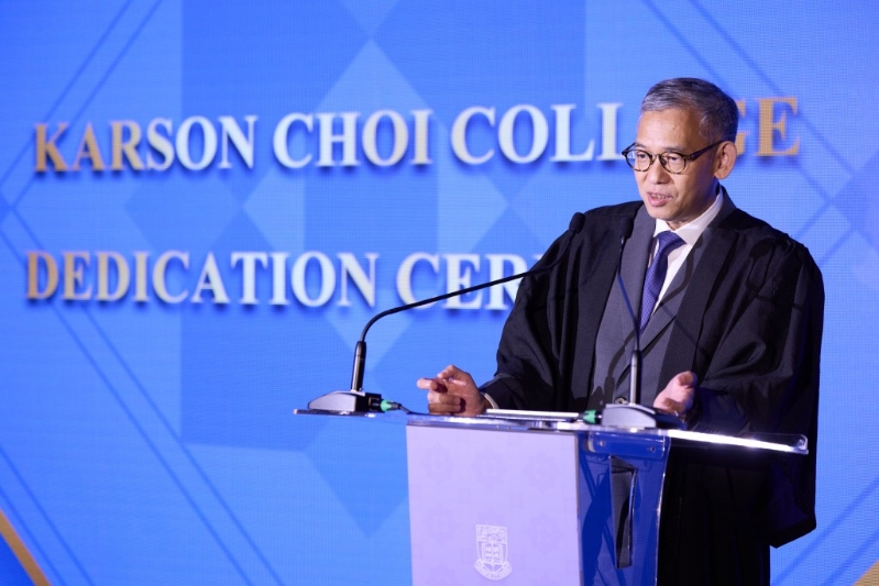 銘謝禮后，廉政專員胡英明擔(dān)任高桌晚宴主講嘉賓。