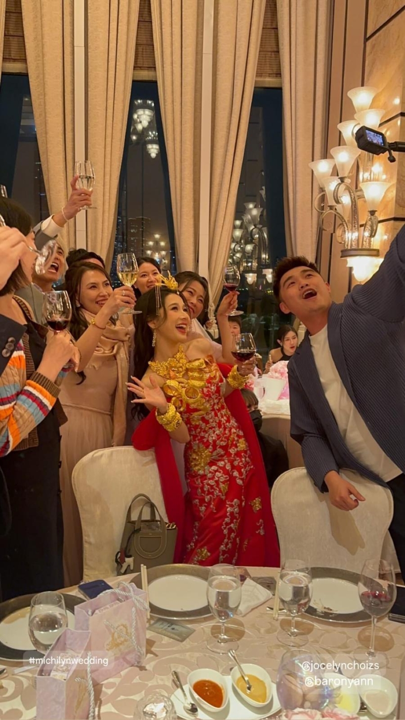 蔡頌思的婚禮。