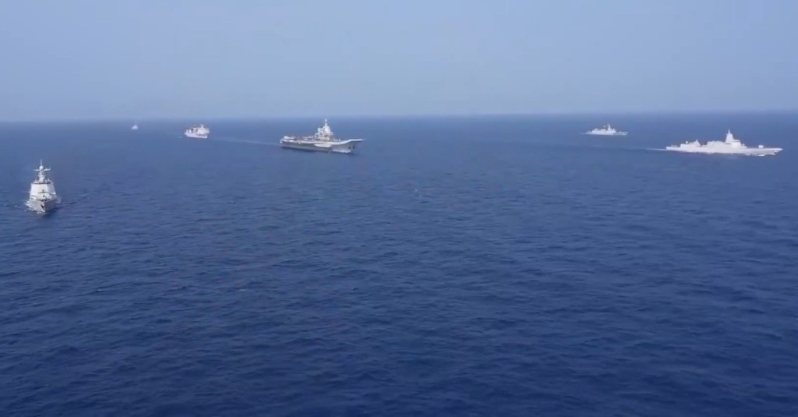 解放軍宣傳片“降妖除魔”截圖。