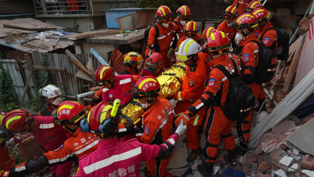 中國救援隊(duì)伍