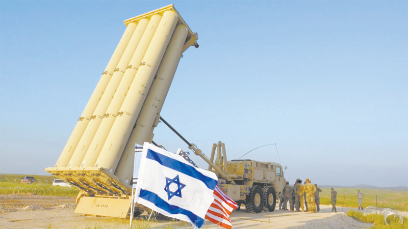 美國(guó)向以色列增派的“薩德”反導(dǎo)系統(tǒng)