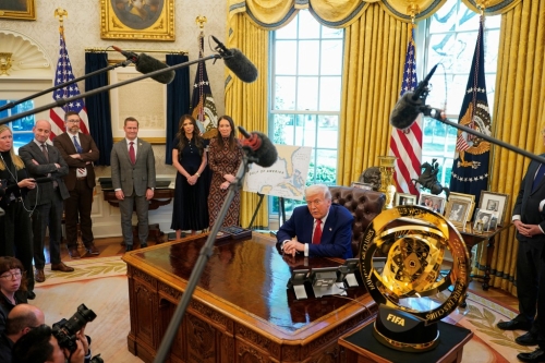 特朗普稱，美國不想傷害那些不想受到傷害的國家。路透社