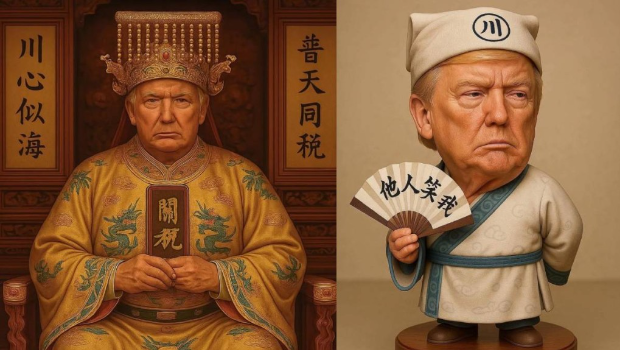 內地網友惡搞特朗普。