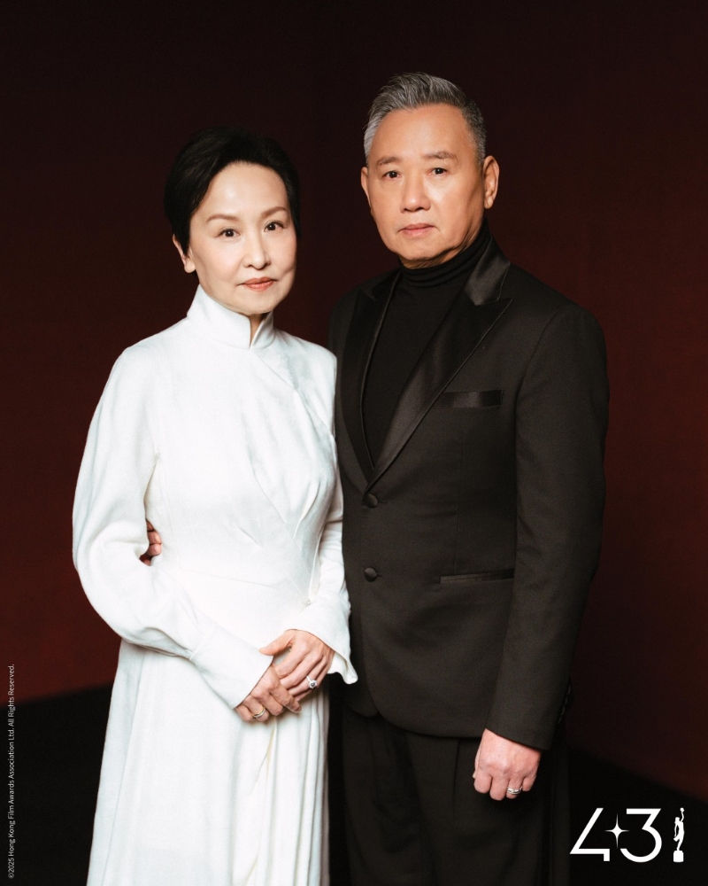 金像獎“專業(yè)精神獎”得獎人姜小亮和韓冬青。