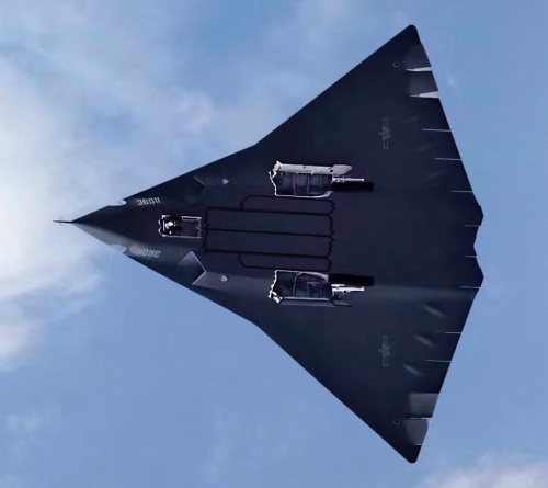 中共近期頻繁地測(cè)試6代戰(zhàn)機(jī)與川普推動(dòng)俄烏克停戰(zhàn)火失敗，可能是川普倉促敲定NGAD開發(fā)案的重要因素。圖為中共近期測(cè)試的新一代戰(zhàn)機(jī)。（圖／騰訊網(wǎng)）