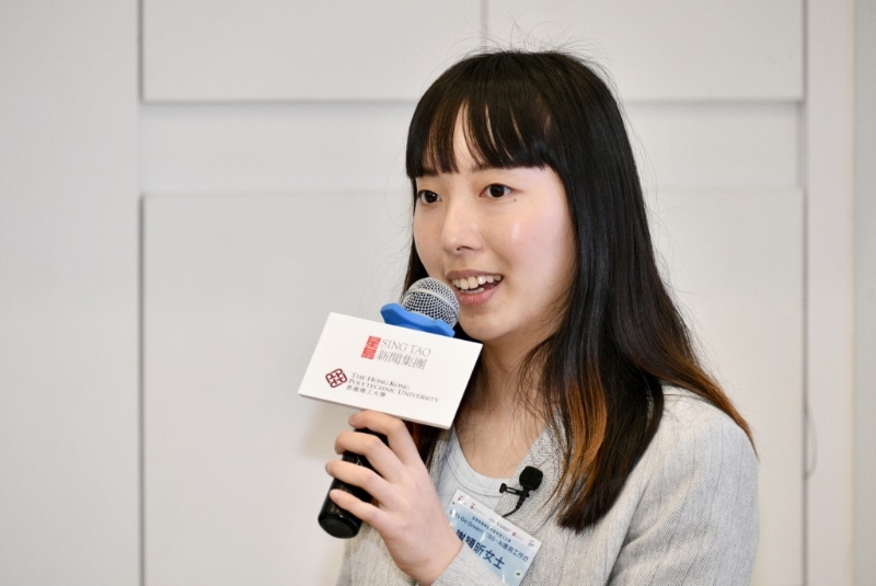 謝穎昕指出，若要減少對堆填區(qū)的依賴，提高廢棄物回收率是關(guān)鍵。