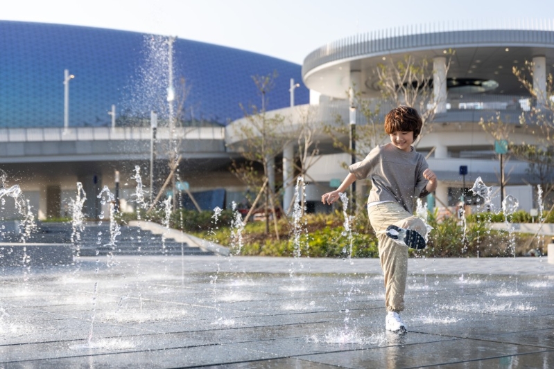 噴泉廣場親水空間