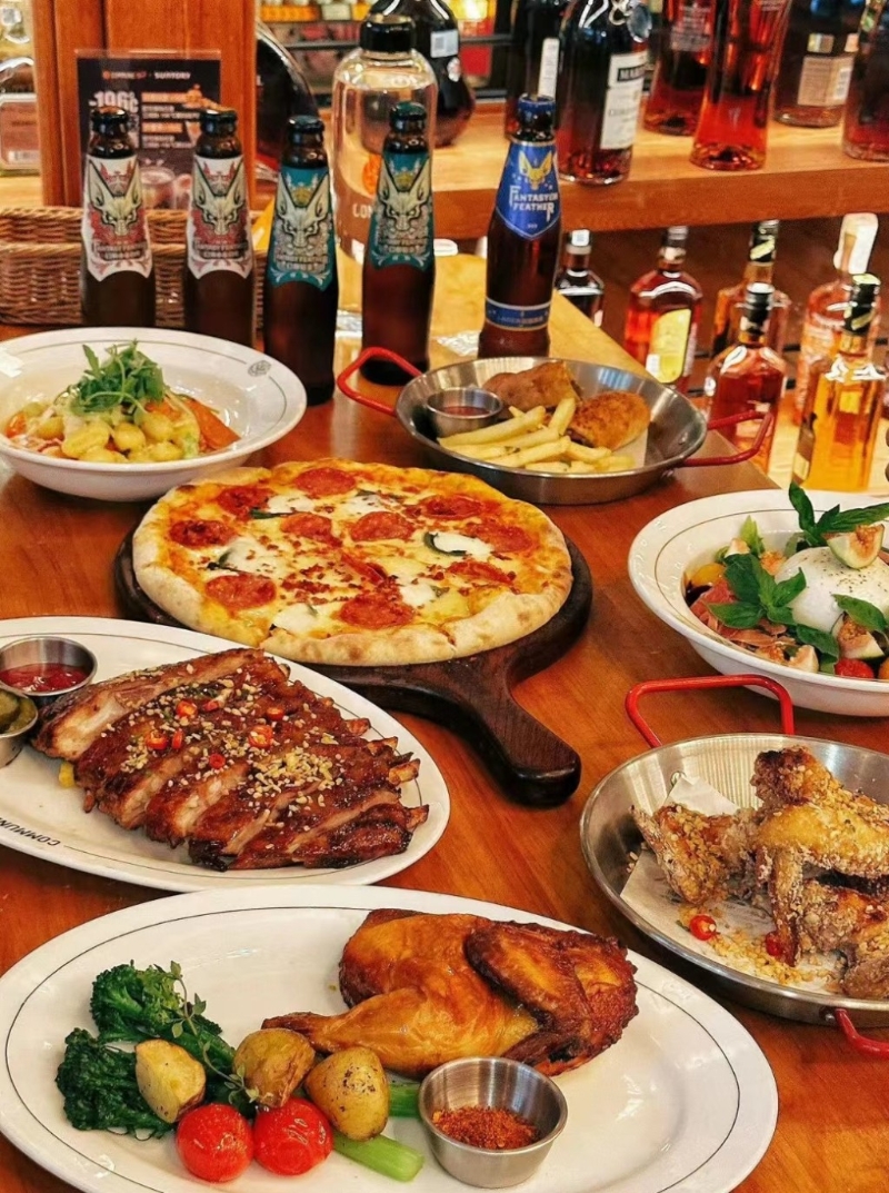 天佑城購物廣場 人氣西餐廳打卡美食，適合聚會、聊天。