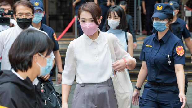 停職中的新竹市長(zhǎng)高虹安。