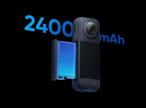 X5配備全新2,400mAh，續(xù)航時間大幅延長至185分鐘。