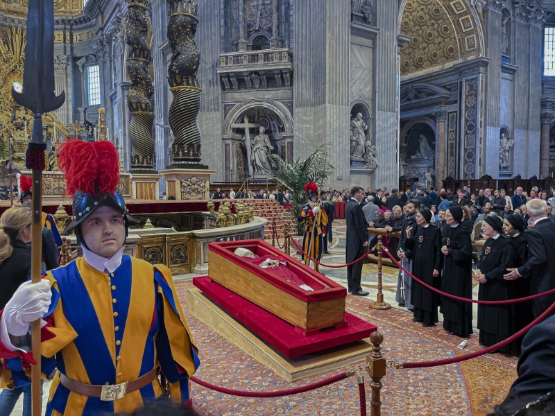 教宗方濟各的葬禮彌撒在周六舉行。
