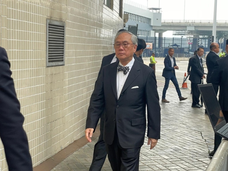 前特首曾蔭權(quán)到場(chǎng)。