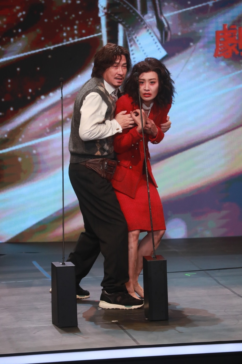 陳法拉與張家輝的一段短劇，令全場發(fā)笑。