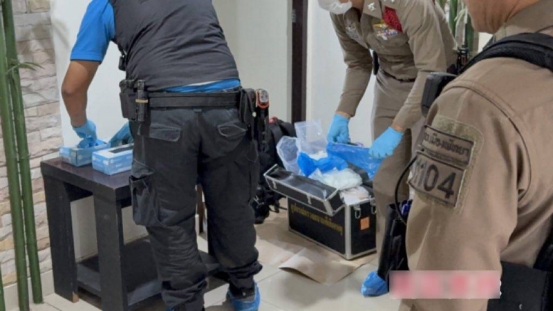 法證人員在現(xiàn)場取證。 FB：園區(qū)實錄