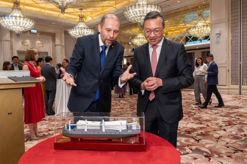 林定國出席活動同賀波蘭共和國憲法頒布234周年。 林定國fb圖片