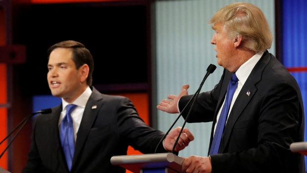 美國總統(tǒng)特朗普可能會讓國務(wù)卿魯比奧（Marco Rubio，左）無限期兼任國安顧問